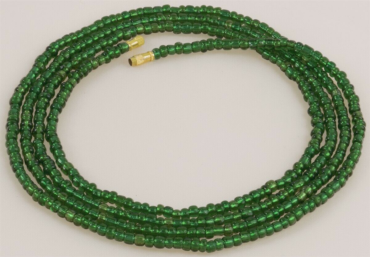 African Waist Beads Belly Chain Body Weight Control Jewelry - close-up