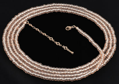 Waist Beads Handmade Belly Chain Weight Control Body Jewelry - zoomed-in detail