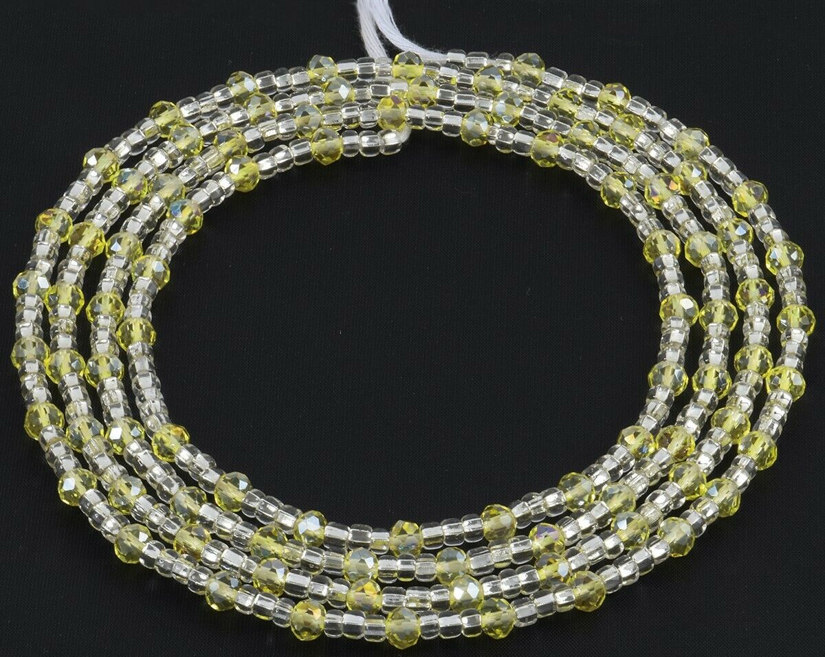 African Waist Beads Handmade Ghana Belly Chain African Body Jewelry - alternate view