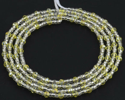 African Waist Beads Handmade Ghana Belly Chain African Body Jewelry - alternate view