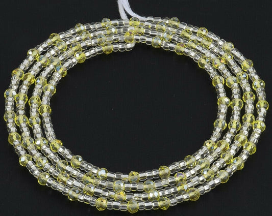 African Waist Beads Handmade Ghana Belly Chain African Body Jewelry - alternate view
