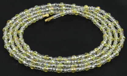 African Waist Beads Handmade Ghana Belly Chain African Body Jewelry - close-up