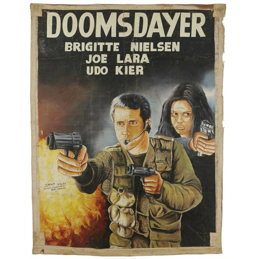 Doomsdayer: Original Hand-Painted Ghana Movie Poster Art