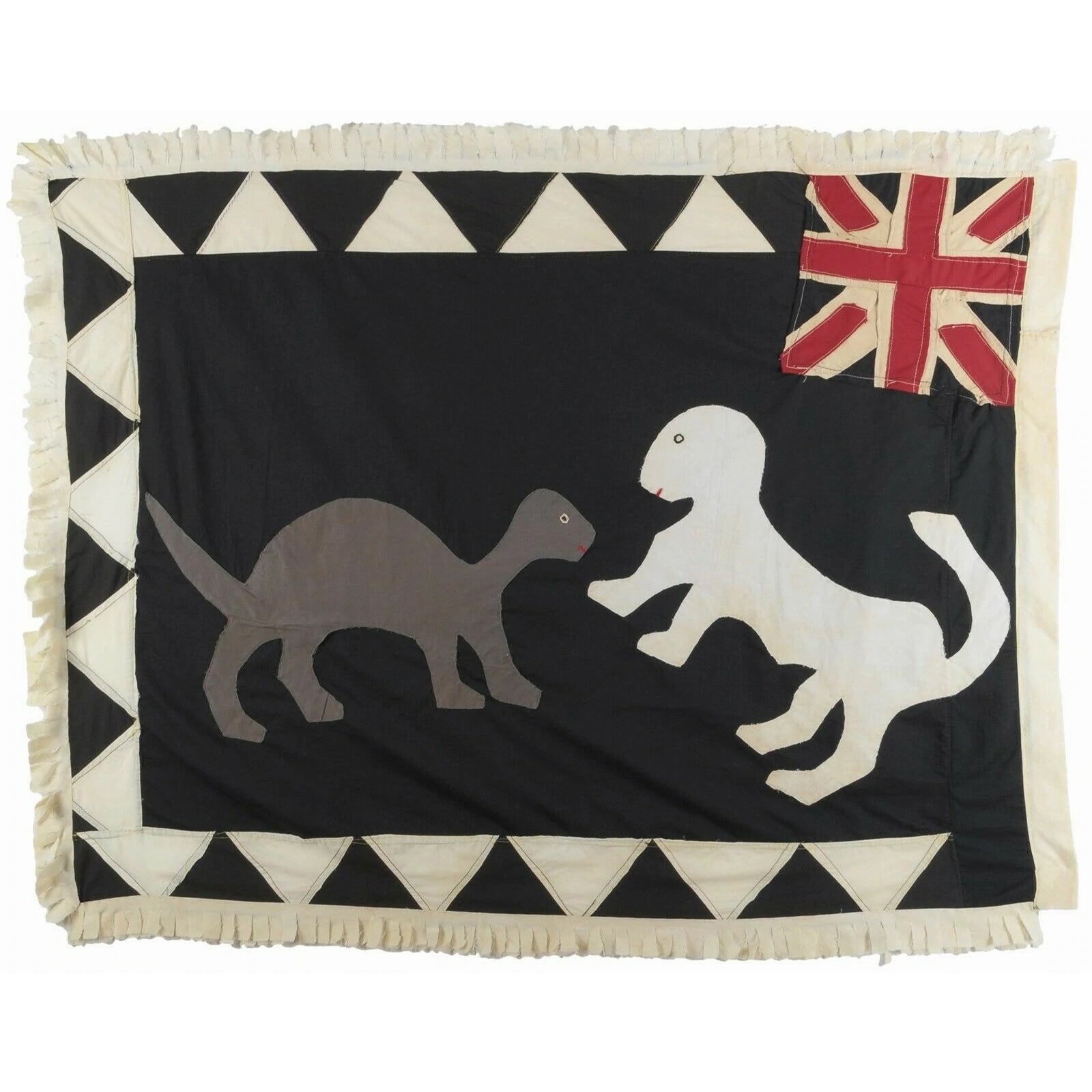 African Art Asafo Frankaa War Flag Fante Fanti Ghana Applique Gold Coast