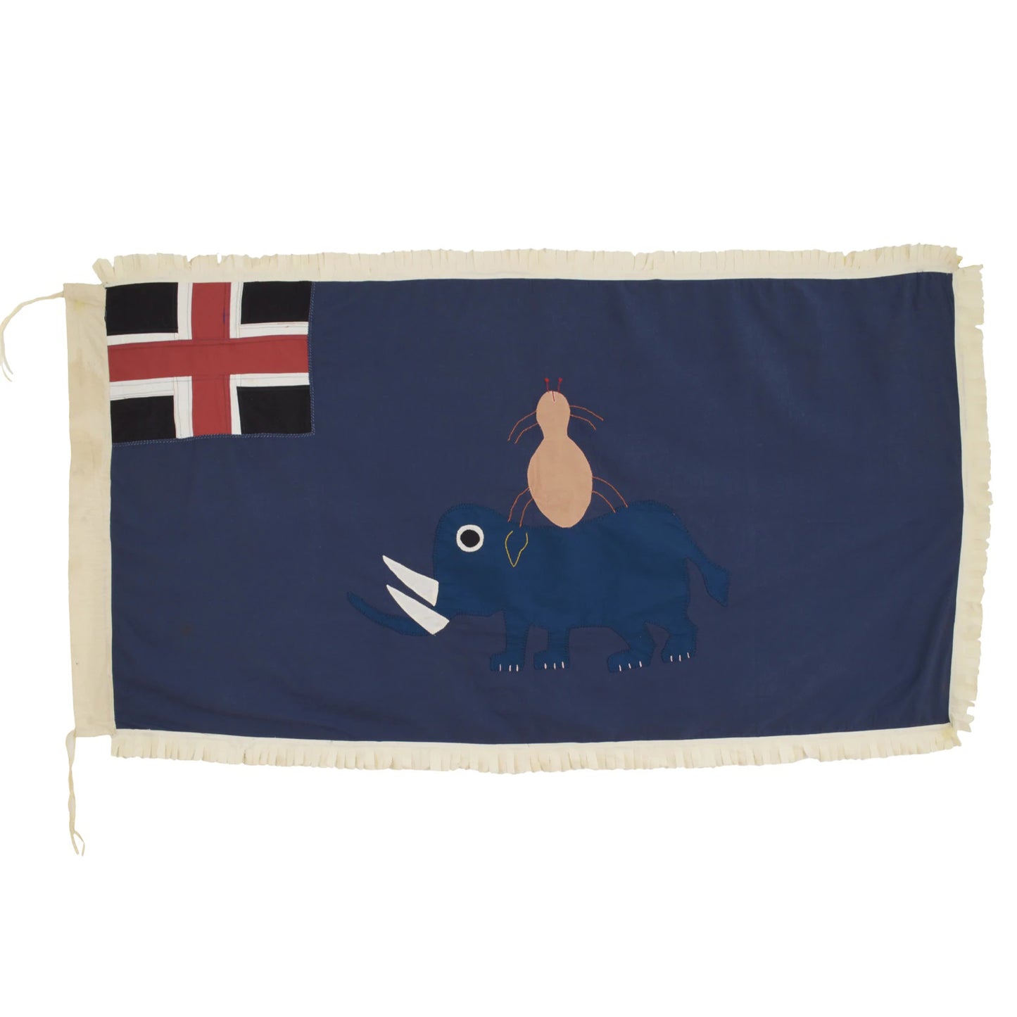 Cape Coast Asafo Frankaa Festival Flag – 64″ × 35″ Authentic
