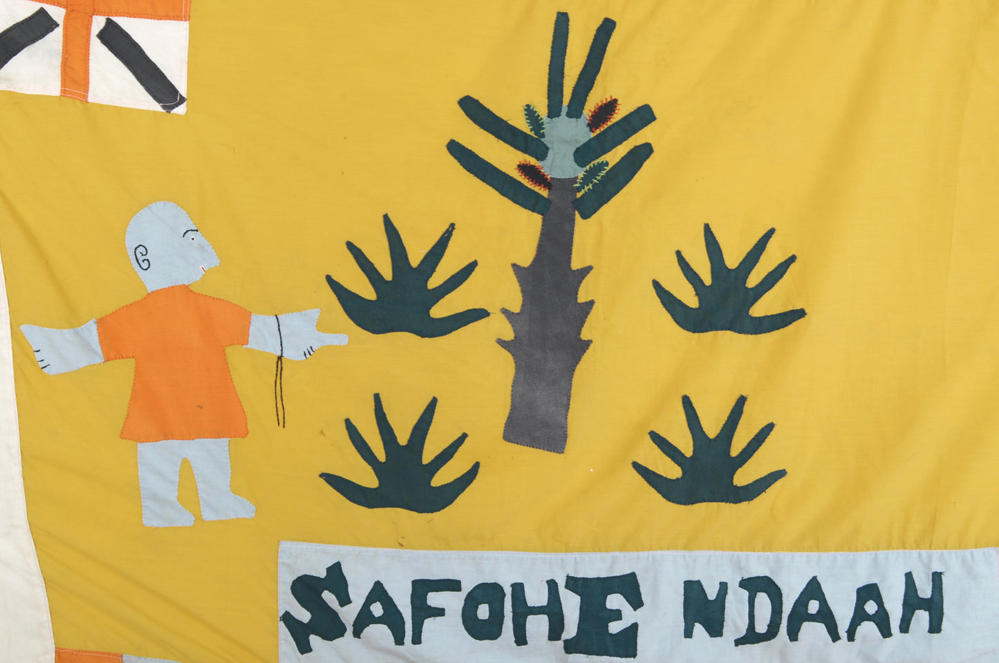 Authentic Asafo Frankaa Fante War Flag – Cape Coast Festival 153×100 cm