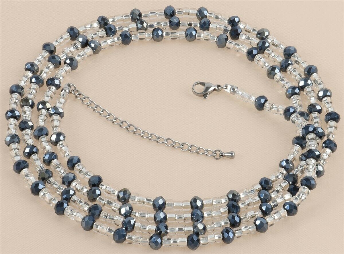 Waist Beads Ghana African Handmade Belly Chain Body Jewelry Weight Control - zoomed-in detail