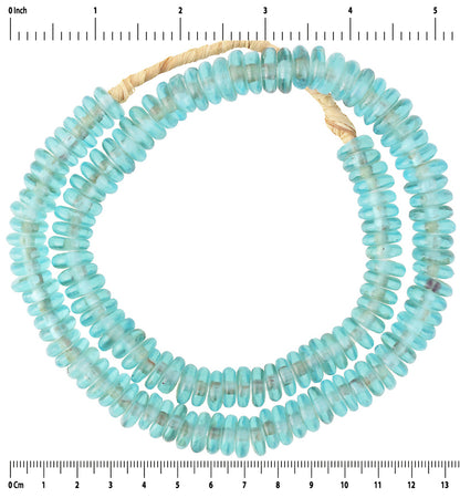 Handmade African Trade Beads - Recycled Ghana Glass - close-up