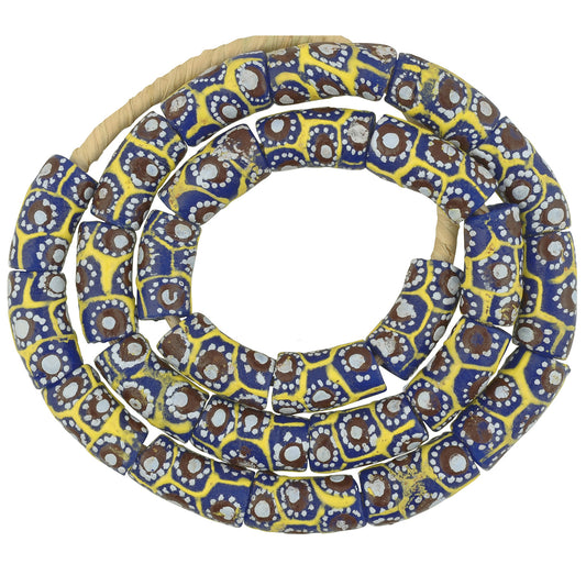 Exquisite African Trade Beads - Ghana Fancy Powder Glass Beads