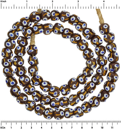 Handmade Ghanaian Powder Glass Beads - African Trade Beads - product focus
