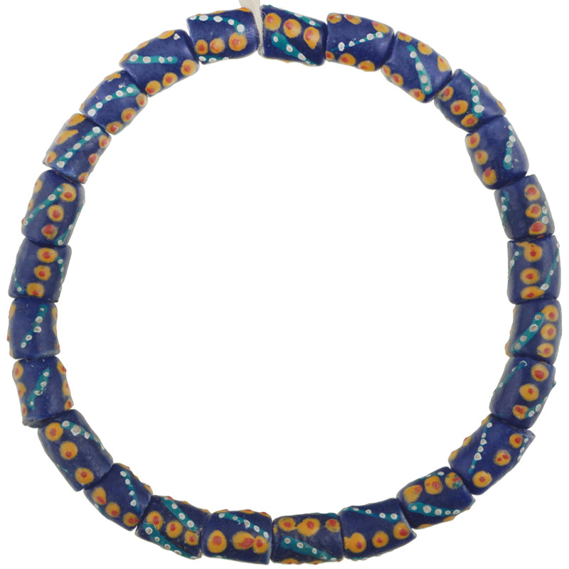 African Handmade Beads Recycled Powder Glass Krobo Fancy Bracelet