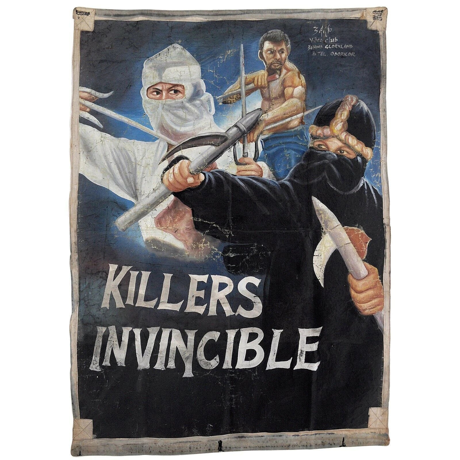Killers Invincible - Original Ghanaian Martial Arts Movie Poster