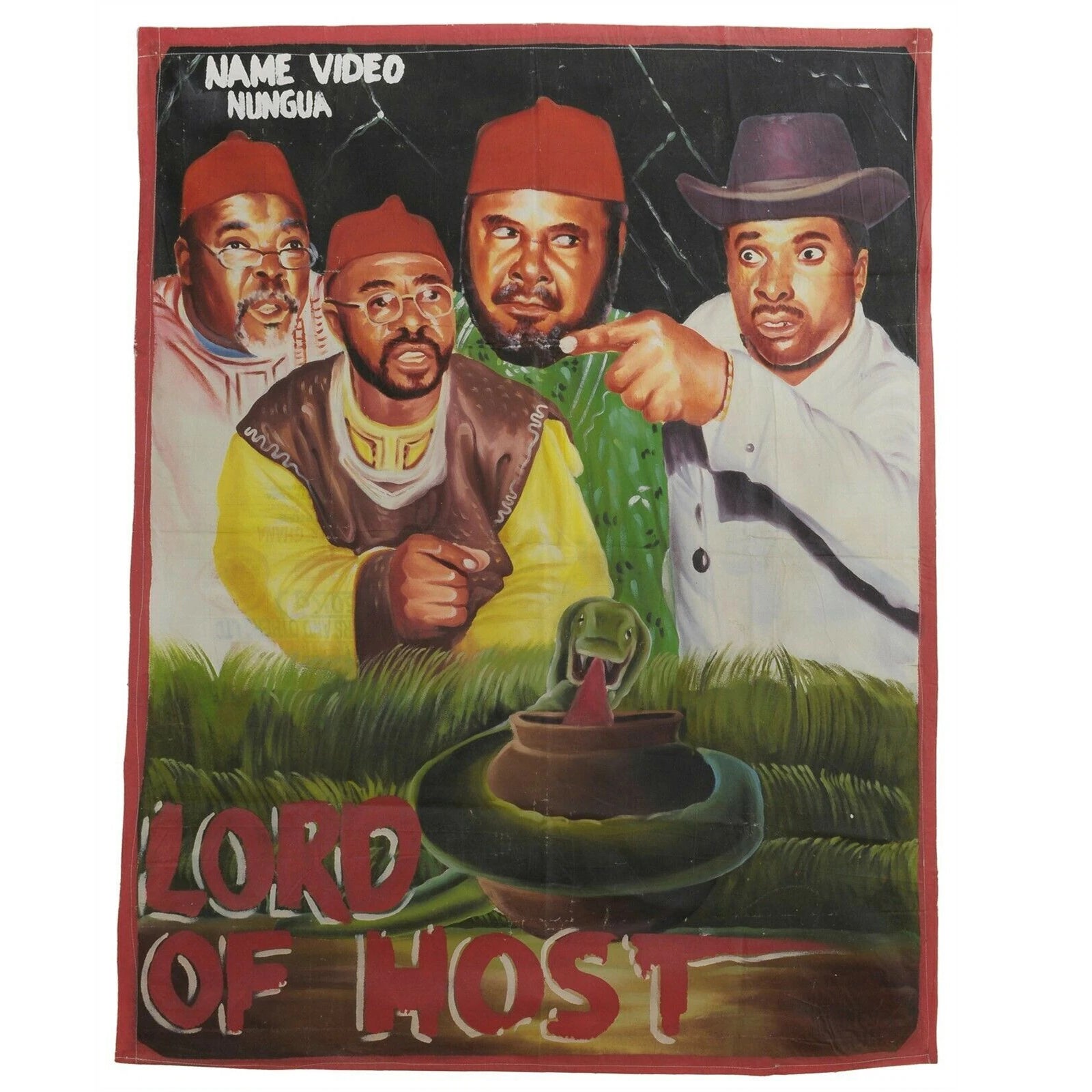 Lord Of Host Movie Poster - Authentic Ghana Hand-Painted Art