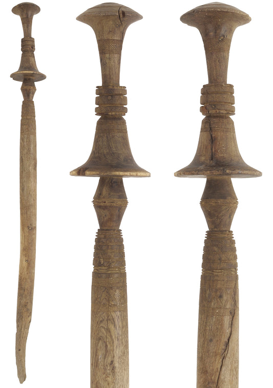 Tuareg Wooden Tent Post Pole African Authentic Art Old Sahara Nomad Niger Mali