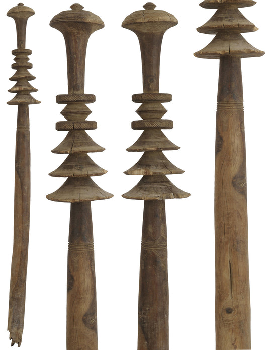 Old Tuareg Wood Tent Post Pole African Authentic Sahara Nomad Niger Mali Art