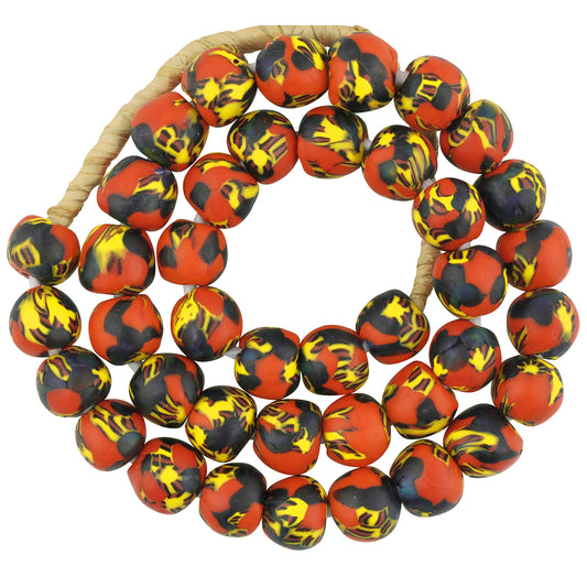 Handmade African Trade Beads - Recycled Ghana Glass Beads