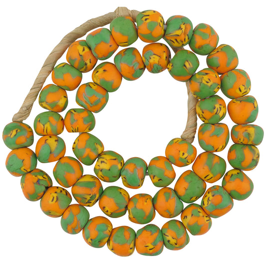 New African Trade Beads - Recycled Glass From Ghana