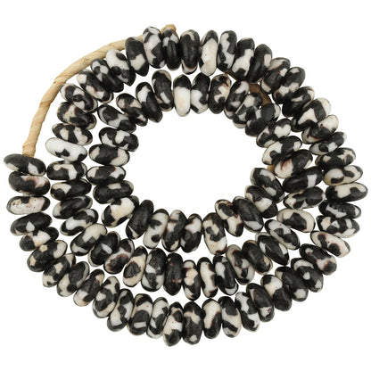 Large African Trade Beads - Recycled Glass From Ghana, 13-14Mm