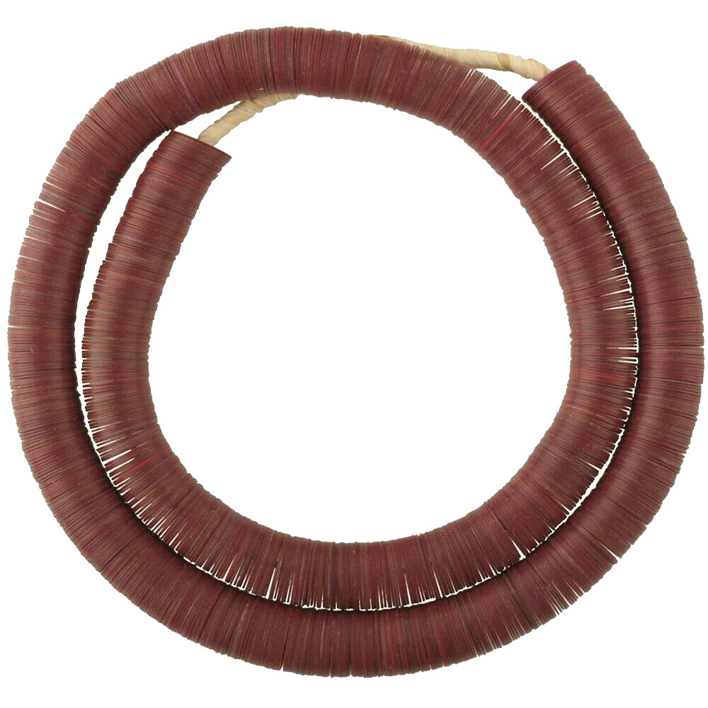 Vintage Czech Vulcanite Disk African Trade Beads 14Mm