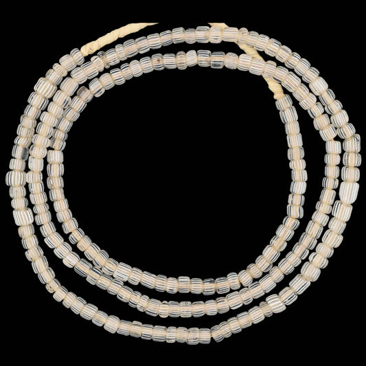Antique Gooseberry Venetian Glass Beads Old African Trade Ghana Necklace