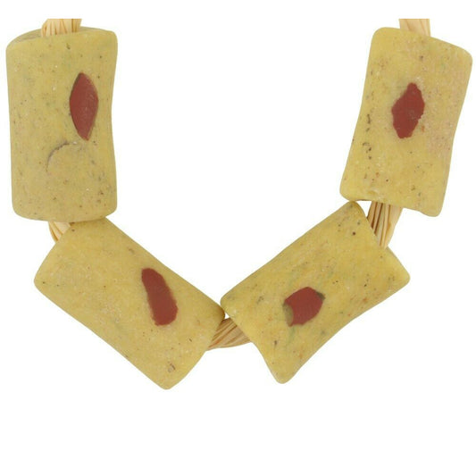 Authentic Old Akoso Powder Glass Beads Antique African Trade Ethnic Jewelry