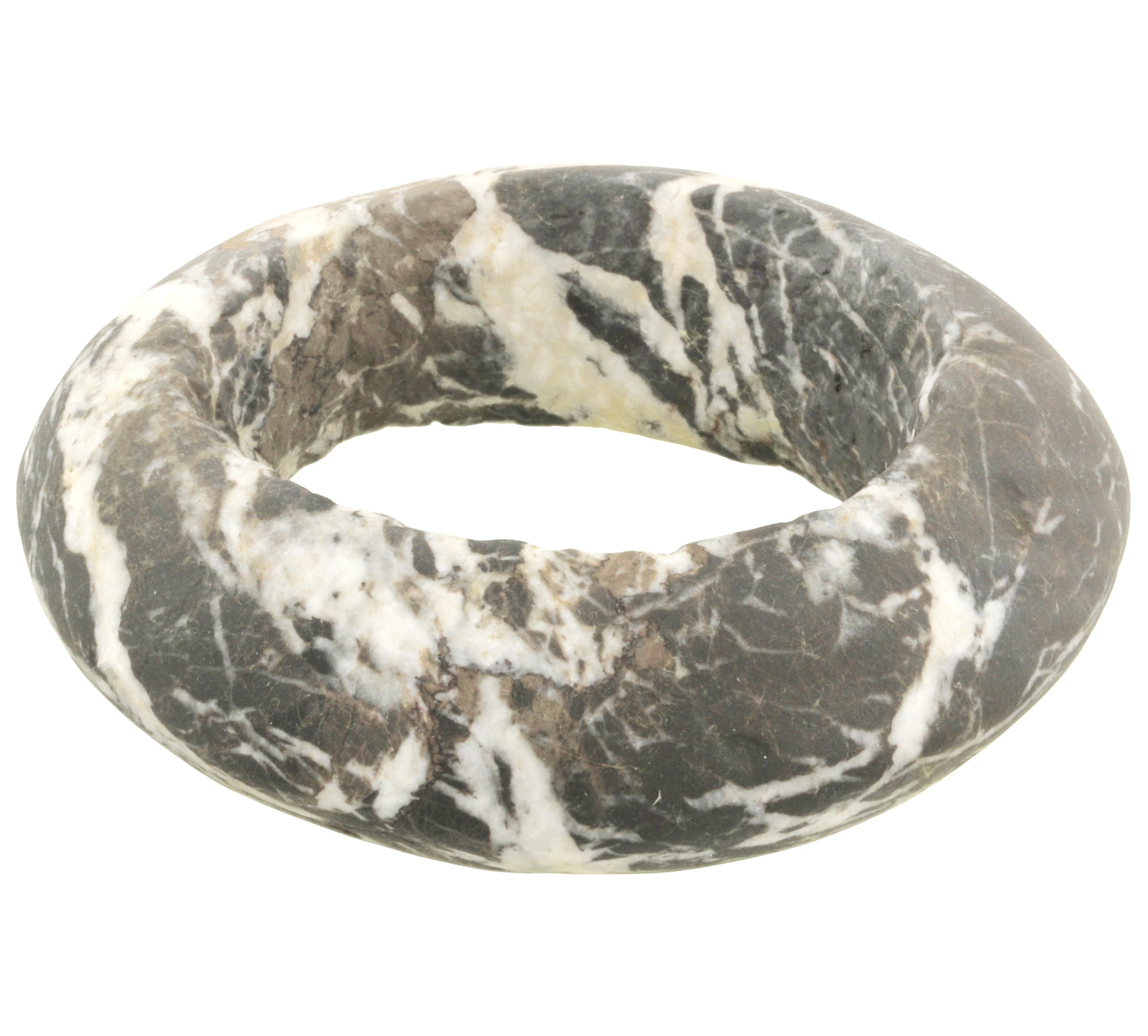 Antique West African Stone Granite Bracelet Armband Currency Mali Dogon Sahara - alternate view