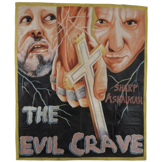 Ghana Movie Poster The Evil Crave / Grave - horror scene artwork