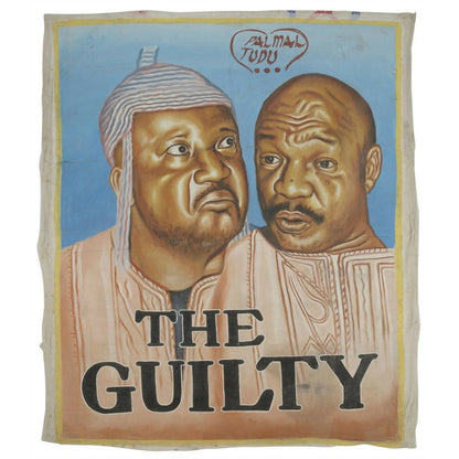The Guilty Movie Poster - Hand-Painted Ghanaian Art