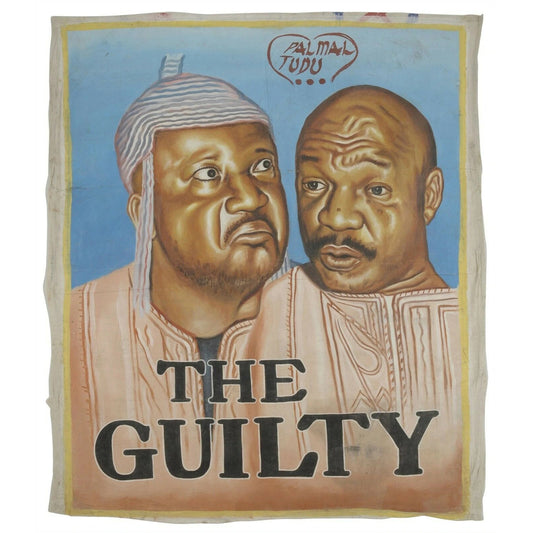 The Guilty Movie Poster - Hand-Painted Ghanaian Art