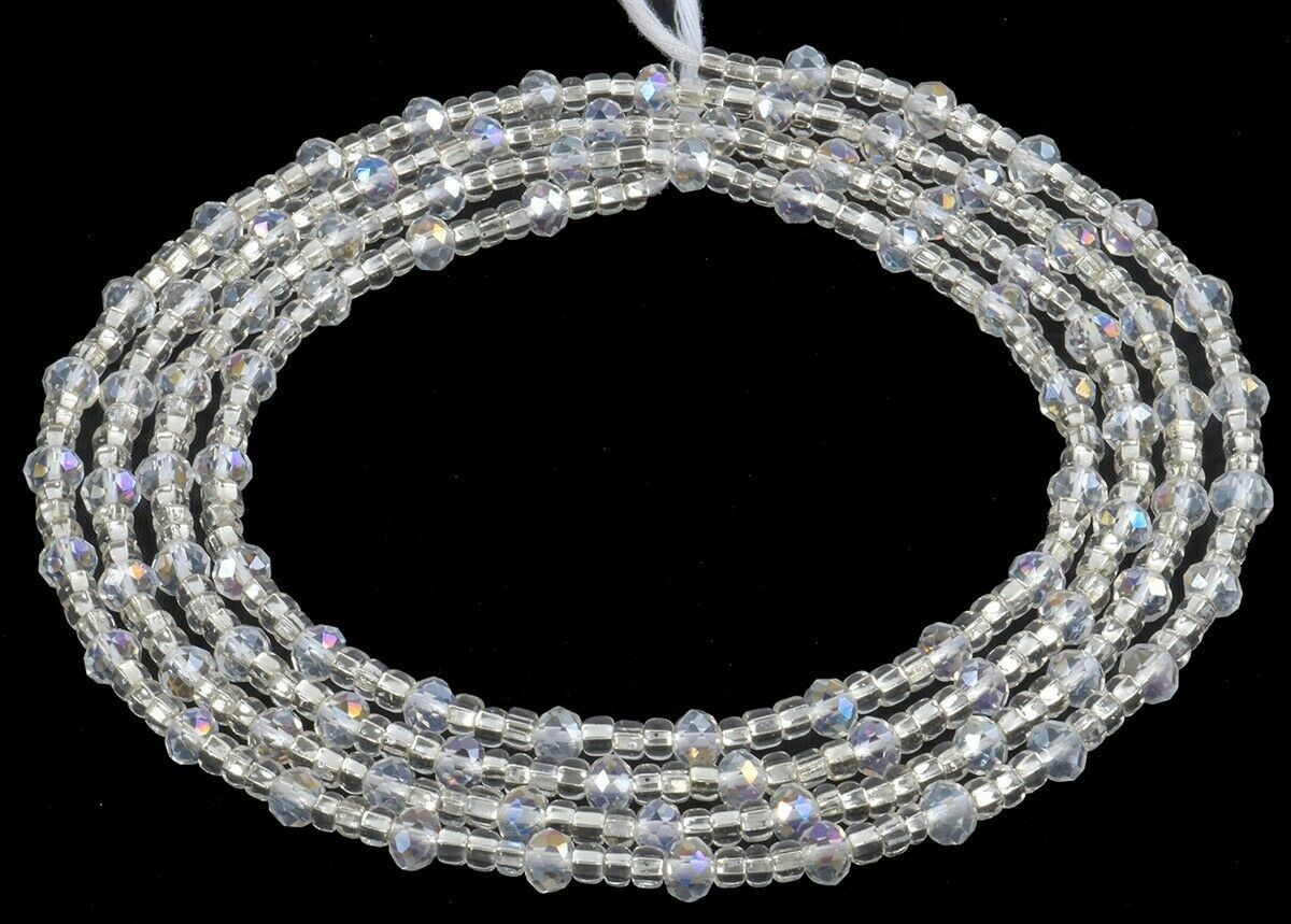 Ghana Waist Beads African Handmade Belly Chain Weight Control Body Jewelry - alternate view