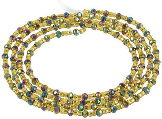 Waist Beads African Handmade Belly Chain Weight Control Body Jewelry Ghana - alternate view