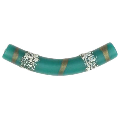 Vintage Elbow Czech Glass Trade Bead - African & Bohemian Gem
