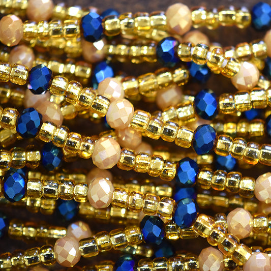 African Waist Beads Ghana Handmade Belly Chain Body Weight Control Jewelry